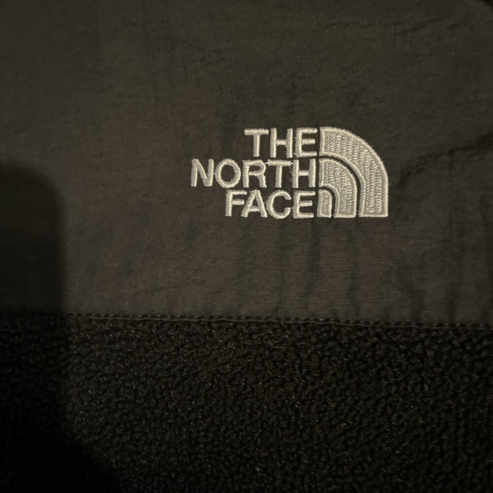 The North Face Girls L Hoodie Fleece Full Zip Jacket Black - Picture 10 of 10